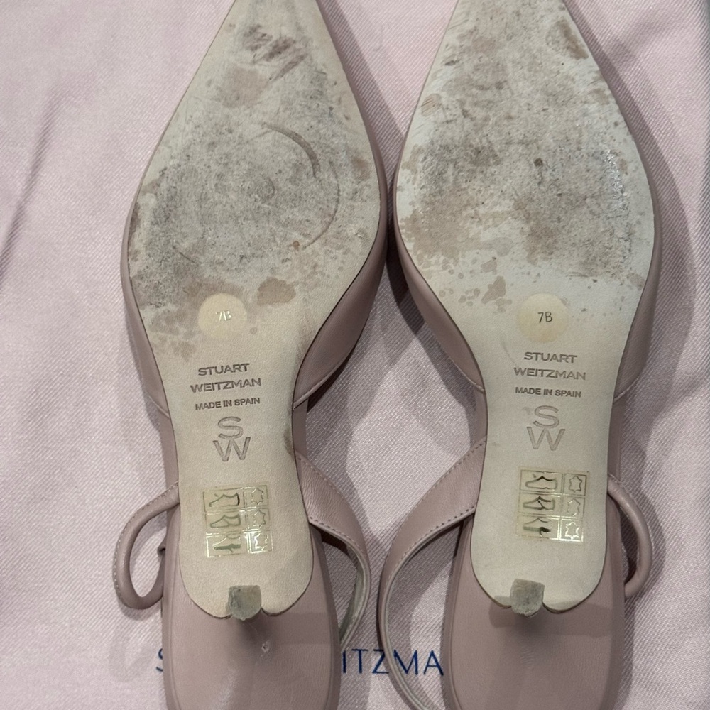 Stuart Weitzman Women's Vinny 50 Slingback Heels - Picture 3 of 3